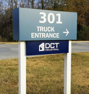 Post & Panel - DCT Industrial - Directional Sign